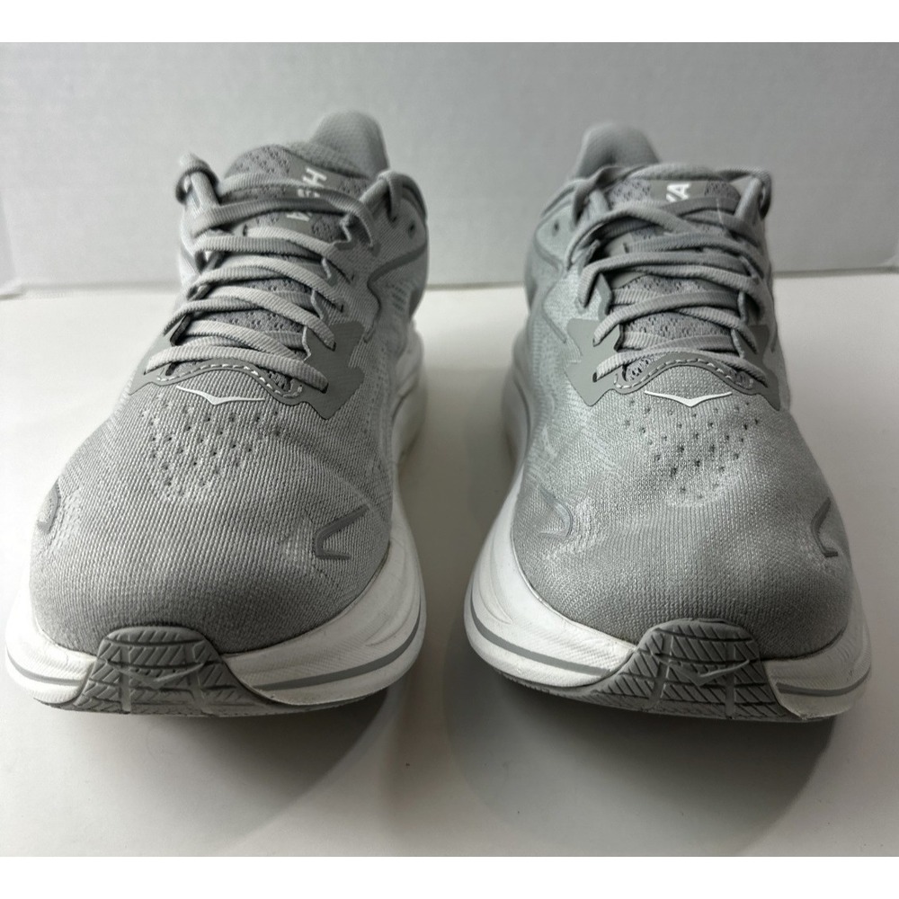 Hoka One One Clifton 10 Shoes Mens Size 11 2E Wide Stellar Grey *Heavy Wear - Picture 3 of 16